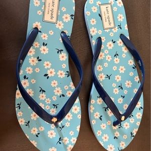 Kate Spade Floral Flip-flops. EUC. Sz 10